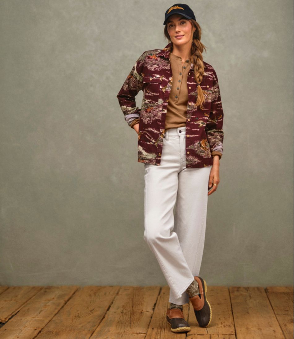 L.L.Bean | Women's Signature 1912 Premium Jeans, High-Rise Barrel Ankle
