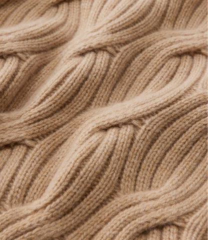 L.L.Bean | Women's Signature Premium Cashmere Cable Sweater, Crewneck