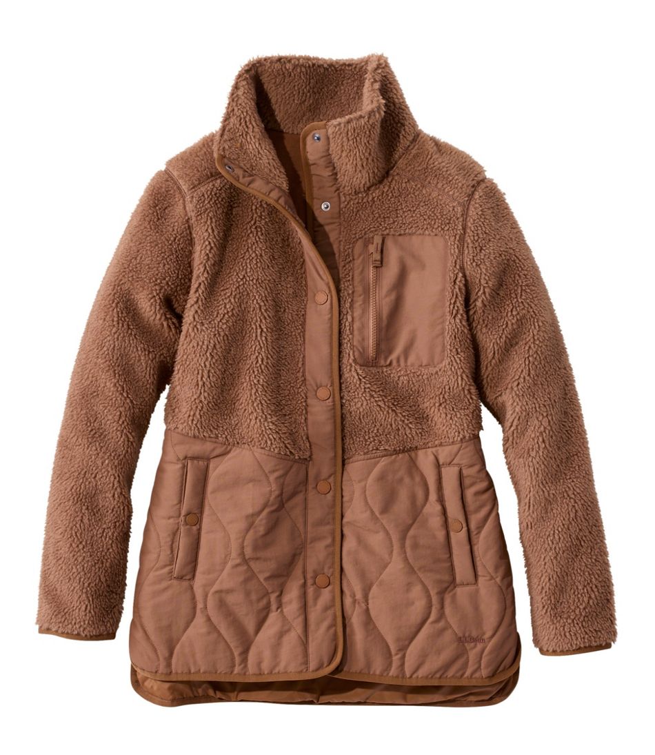 L.L.Bean | Women's Bean's Mixed Media Sherpa Fleece Jacket