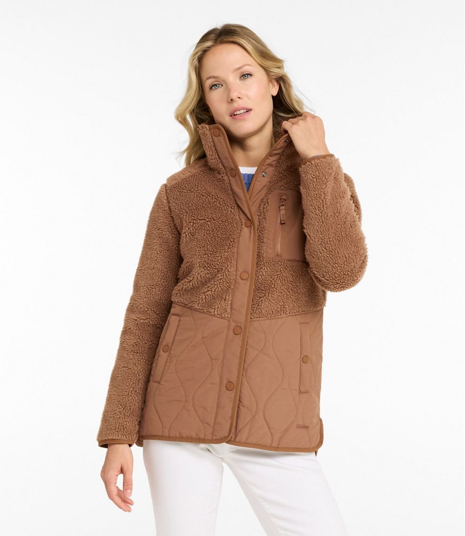 L.L.Bean | Women's Bean's Mixed Media Sherpa Fleece Jacket