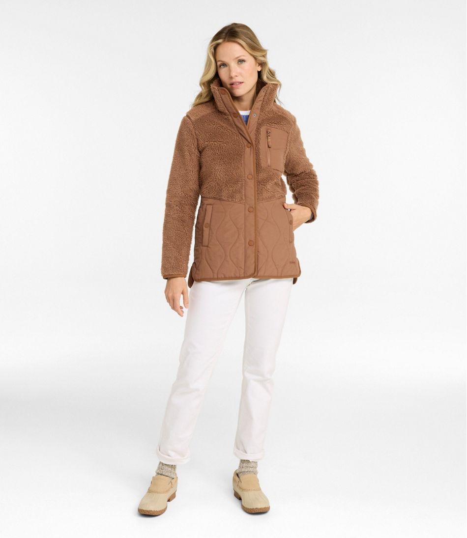 L.L.Bean | Women's Bean's Mixed Media Sherpa Fleece Jacket