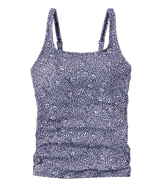 L.L.Bean | Women's L.L.Bean Coastal Essential Scoop Tankini Top, Print