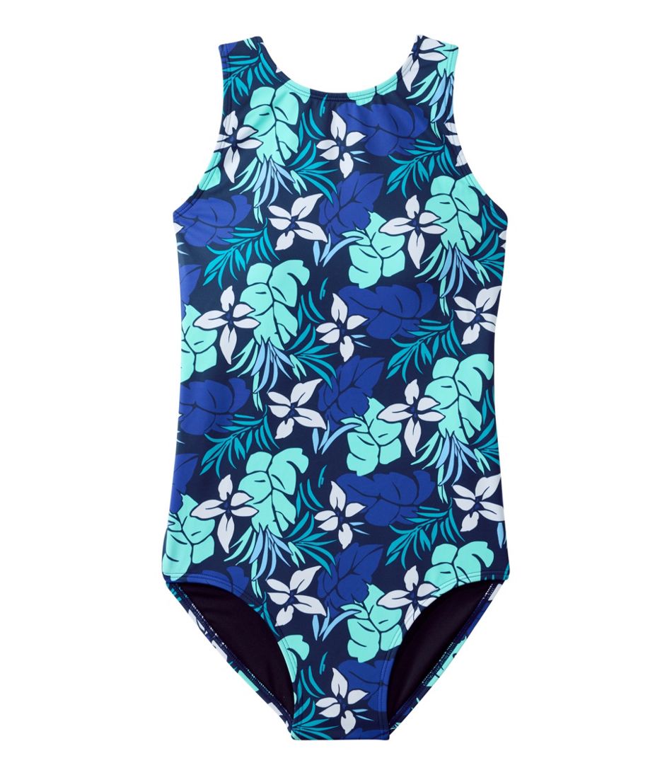 L.L.Bean | Women's BeanSport Highneck Tanksuit, Print