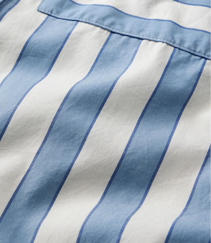 L.L.Bean | Women's Signature Premium Essential Poplin Shirt, Long-Sleeve Novelty Stripe