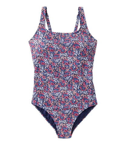 L.L.Bean | Women's L.L.Bean Coastal Essential Scoop Tanksuit, Print