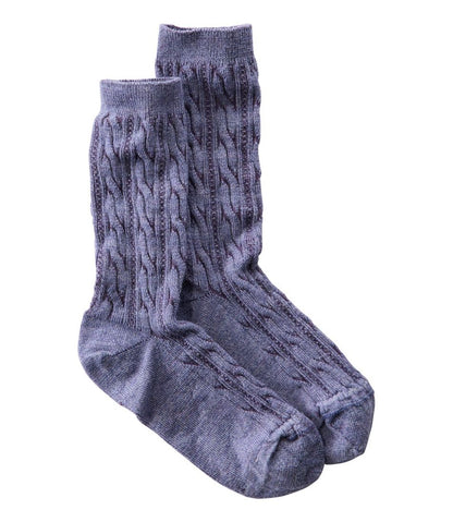 L.L.Bean | Women's Smartwool Everyday Cable Crew Socks