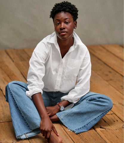 L.L.Bean | Women's Signature Premium Essential Poplin Shirt, Long-Sleeve