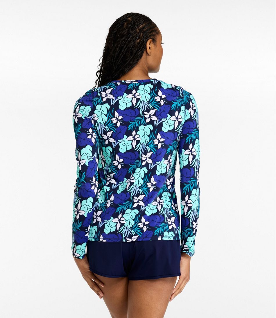L.L.Bean | Women's SunSmart UPF 50+ SunShirt, Long-Sleeve Print