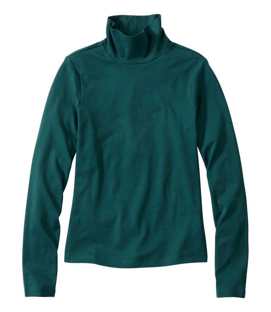 L.L.Bean | Women's Signature Lightweight Cotton Turtleneck
