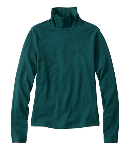 L.L.Bean | Women's Signature Lightweight Cotton Turtleneck