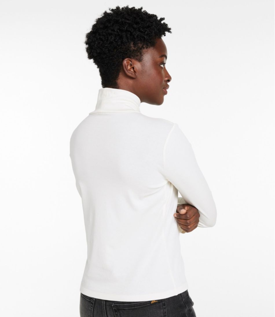 L.L.Bean | Women's Signature Lightweight Cotton Turtleneck