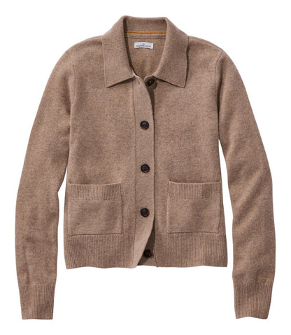 L.L.Bean | Women's Signature Camp Merino Wool Sweater, Cardigan