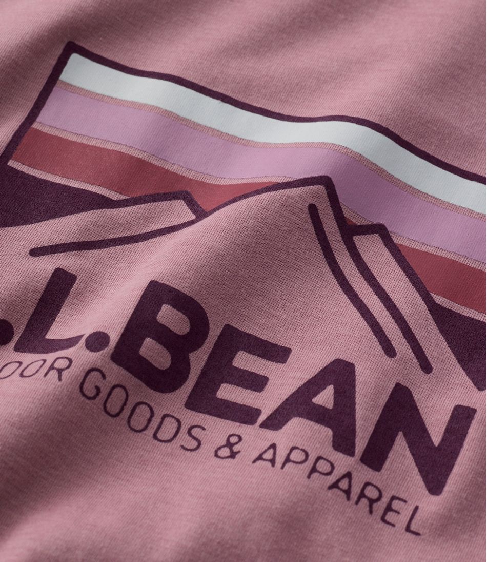 L.L.Bean | Women's Mountainside Crewneck Tee, Short-Sleeve Graphic