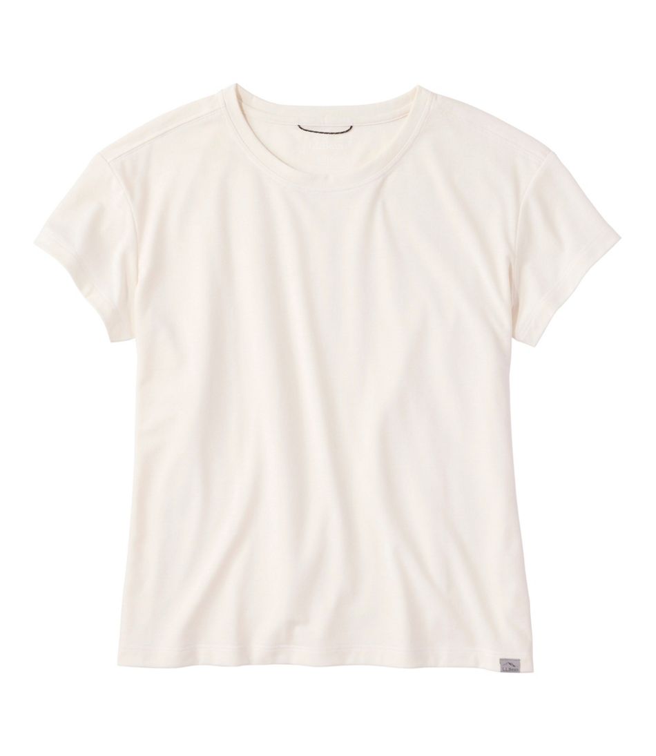 L.L.Bean | Women's Mountainside Crewneck Tee, Short-Sleeve