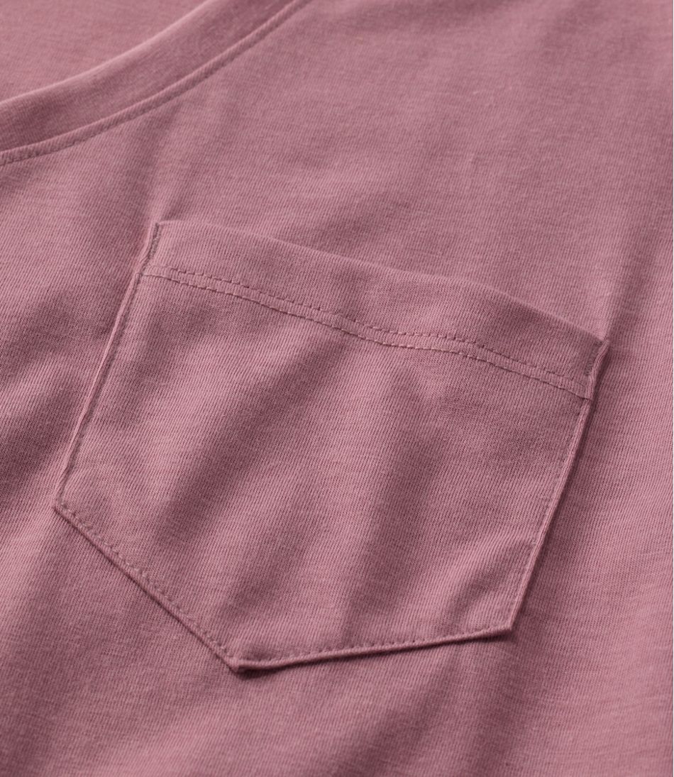L.L.Bean | Women's Mountainside V-Neck Pocket Tee, Short Sleeve