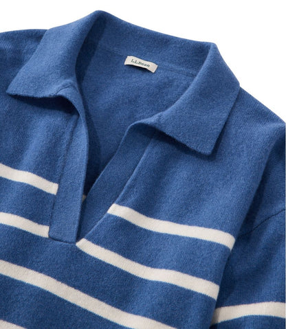 L.L.Bean | Women's Classic Cashmere Sweater, Relaxed Polo