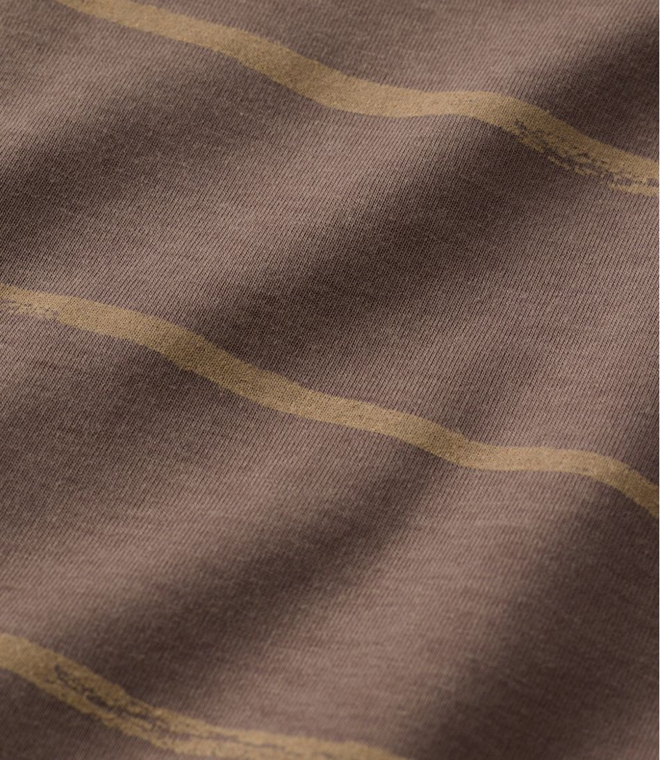 L.L.Bean | Women's Mountainside Crewneck Tee, Short-Sleeve Stripe