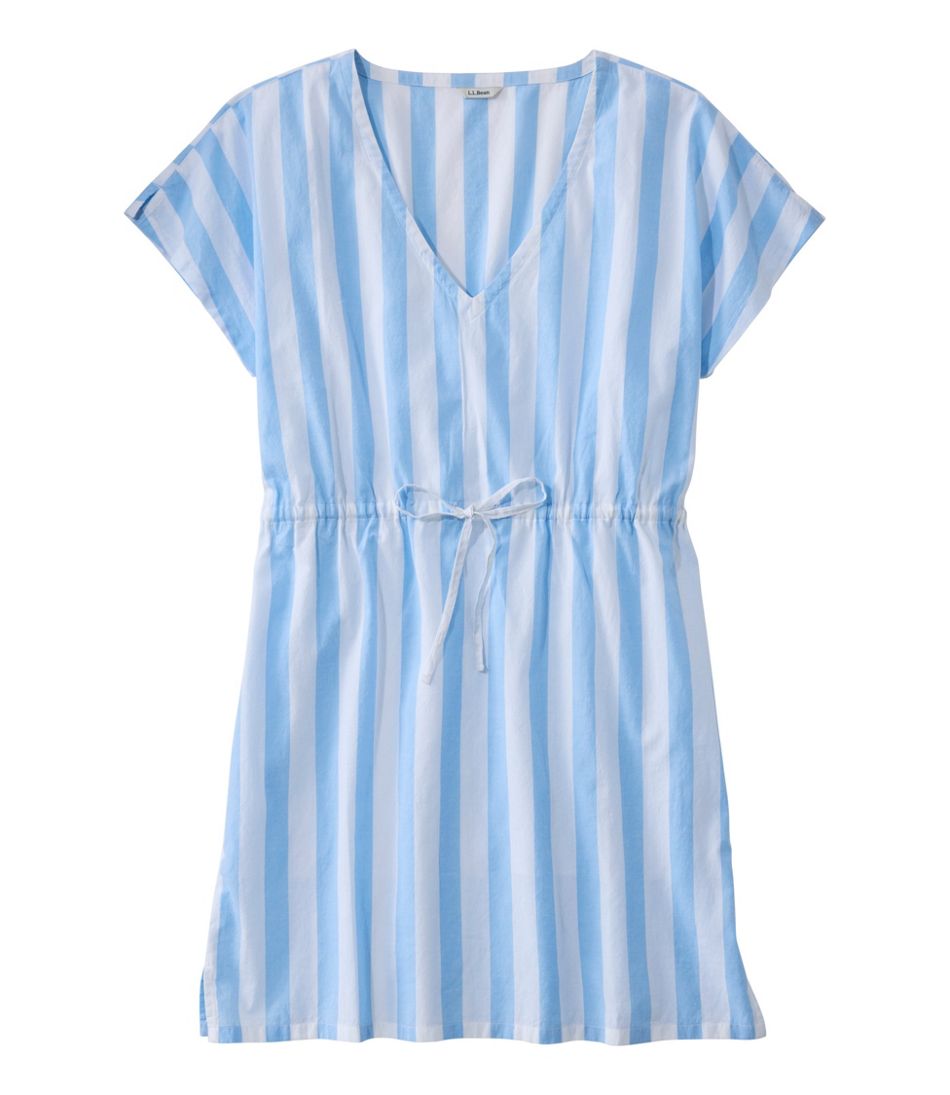 L.L.Bean | Women's L.L.Bean Coastal Cotton Cover-Up Caftan, Print
