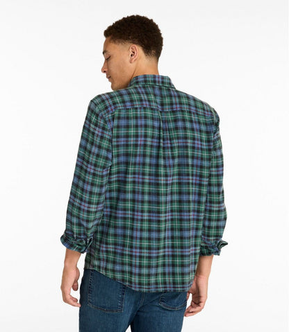 L.L.Bean | Men's Sunwashed Twill Shirt, Slightly Fitted Untucked Fit