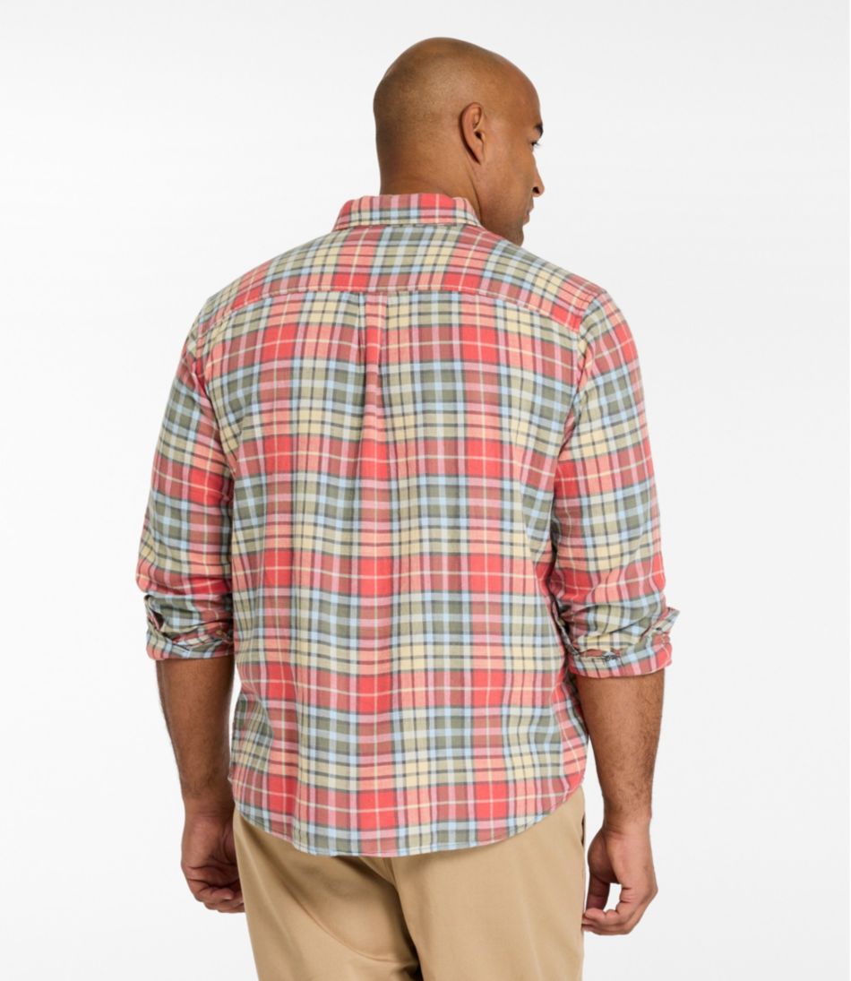 L.L.Bean | Men's Sunwashed Twill Shirt, Slightly Fitted Untucked Fit