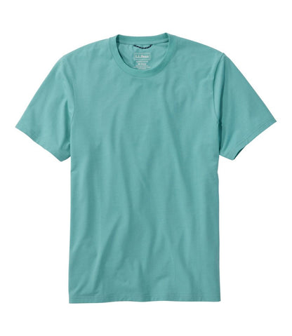 L.L.Bean | Men's Comfort Stretch Performance® Pima Tee, Short-Sleeve Without Pocket