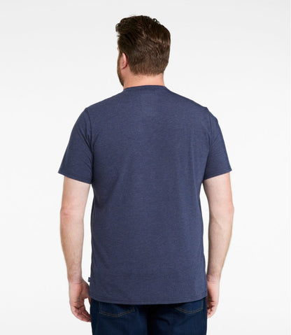 L.L.Bean | Men's Comfort Stretch Performance® Pima Tee, Short-Sleeve Without Pocket