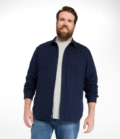 L.L.Bean | Men's 1912 Field Flannel Shirt, Lined, Slightly Fitted Untucked Fit