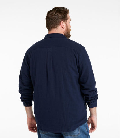 L.L.Bean | Men's 1912 Field Flannel Shirt, Lined, Slightly Fitted Untucked Fit