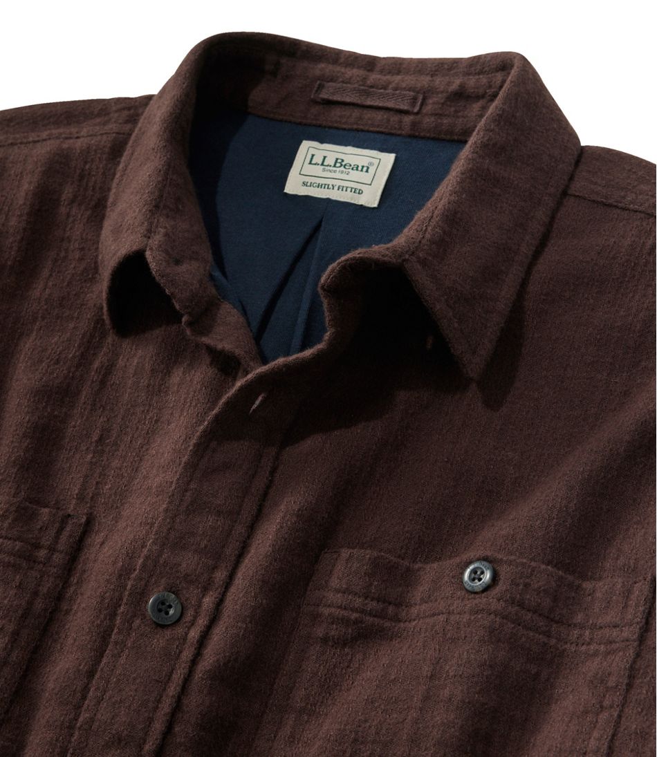 L.L.Bean | Men's 1912 Field Flannel Shirt, Lined, Slightly Fitted Untucked Fit