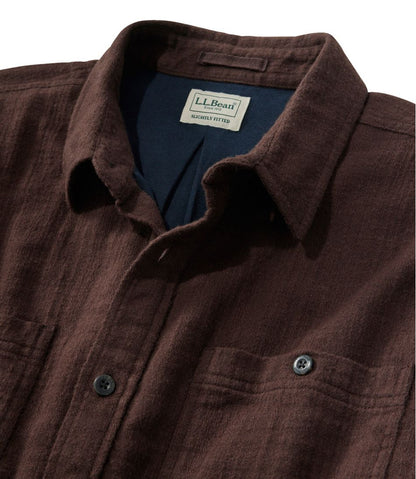 L.L.Bean | Men's 1912 Field Flannel Shirt, Lined, Slightly Fitted Untucked Fit