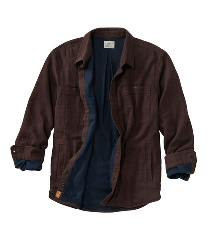 L.L.Bean | Men's 1912 Field Flannel Shirt, Lined, Slightly Fitted Untucked Fit