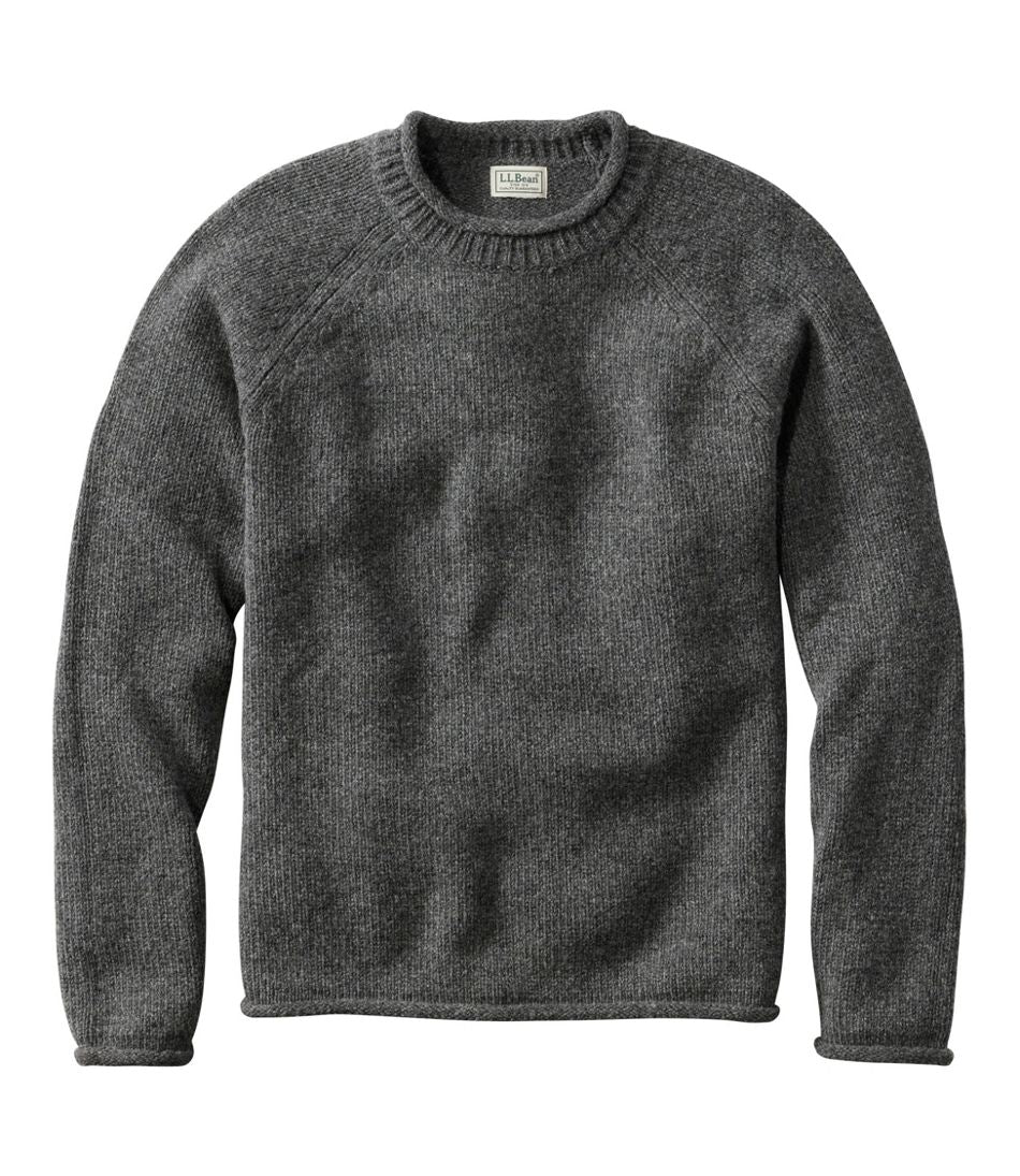 L.L.Bean | Men's Bean's Classic Ragg Wool Sweater, Rollneck