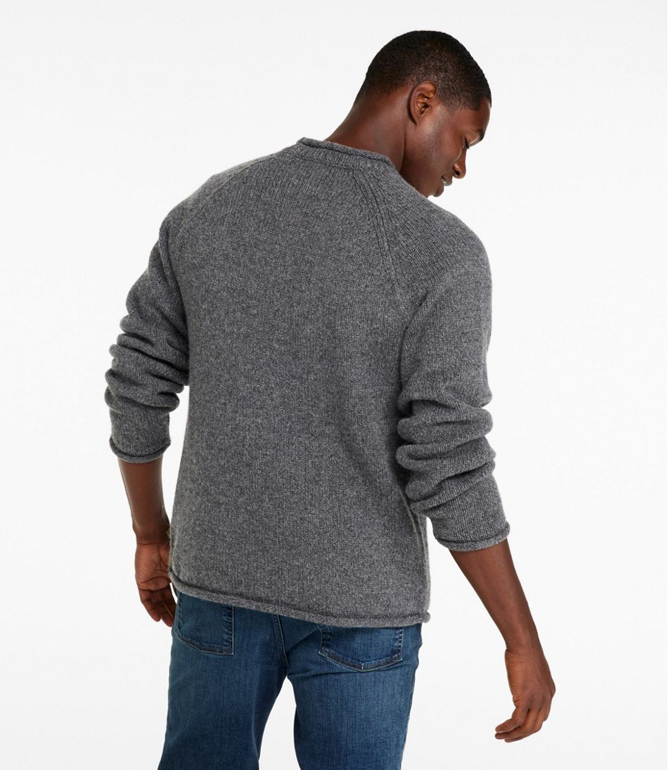 L.L.Bean | Men's Bean's Classic Ragg Wool Sweater, Rollneck