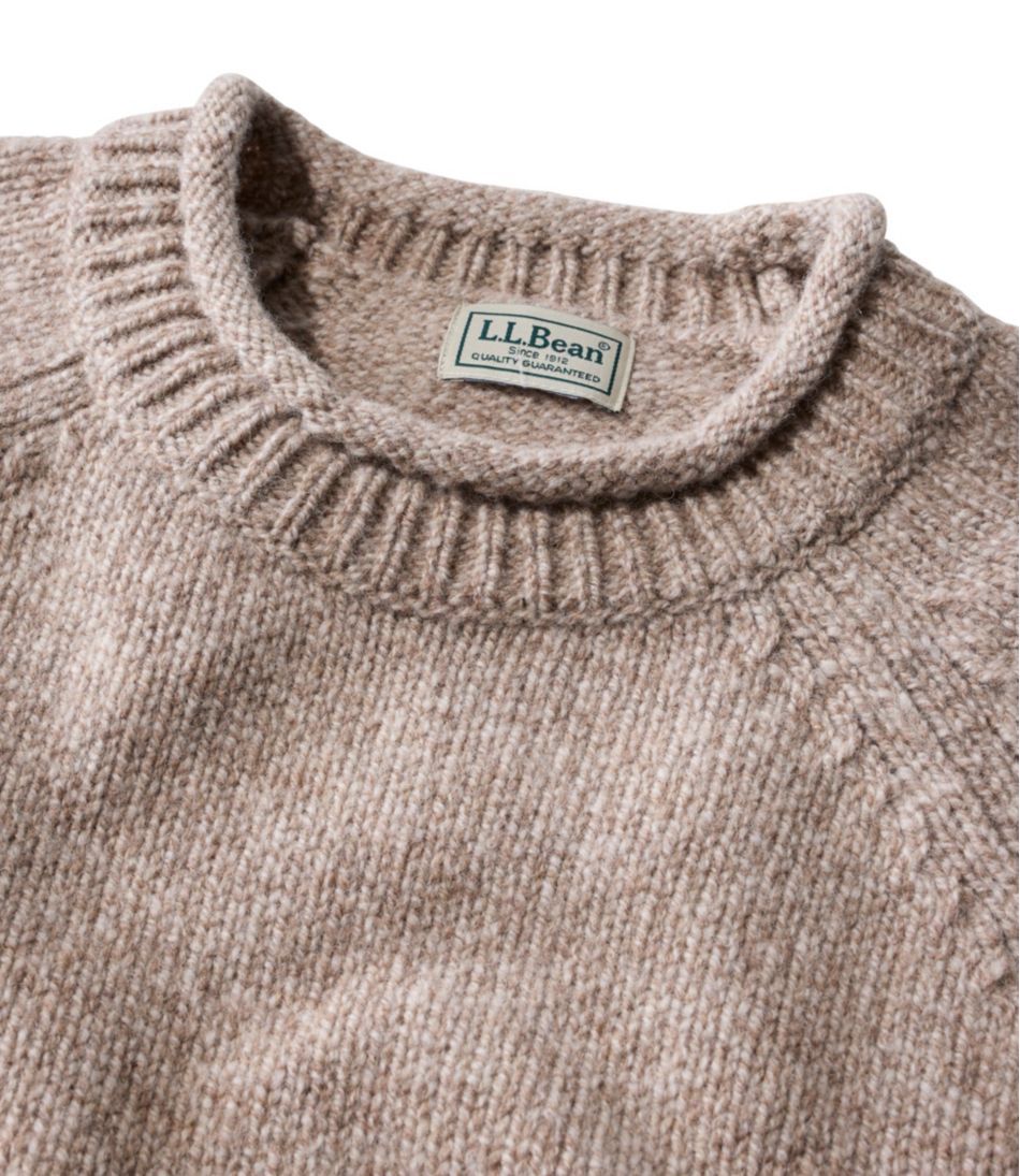 L.L.Bean | Men's Bean's Classic Ragg Wool Sweater, Rollneck