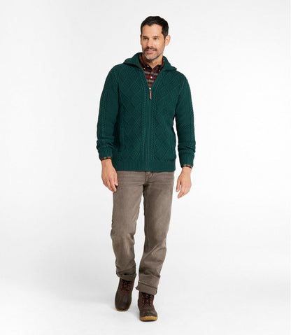 L.L.Bean | Men's Signature Cotton Fisherman Sweater, Full-Zip