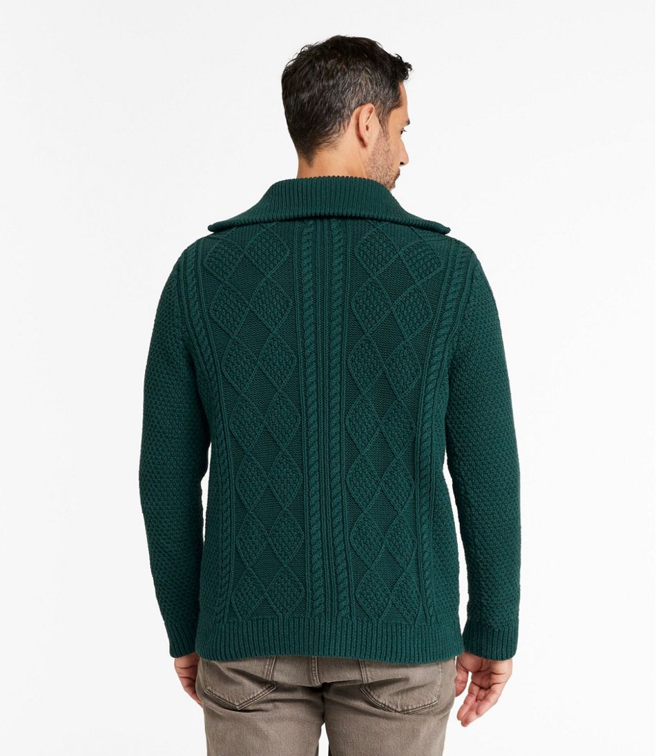 L.L.Bean | Men's Signature Cotton Fisherman Sweater, Full-Zip
