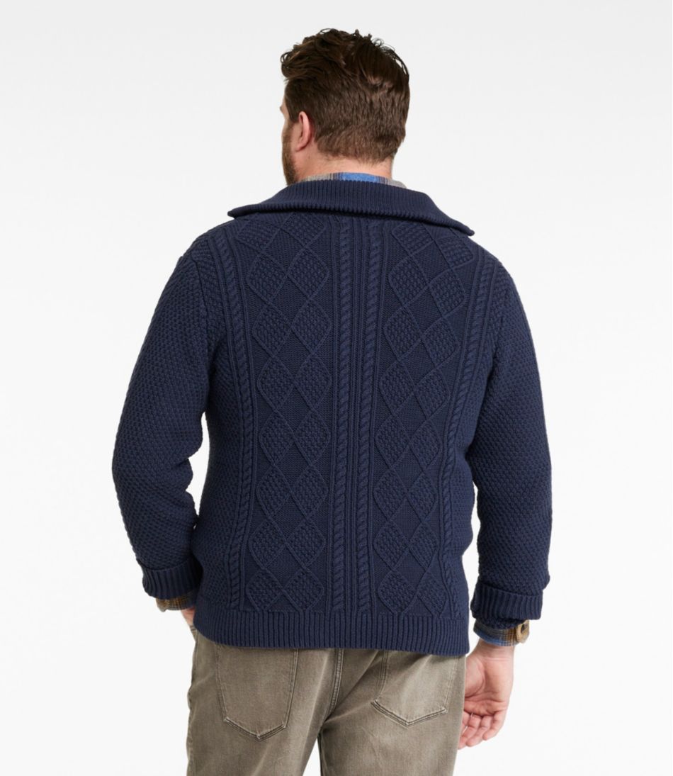 L.L.Bean | Men's Signature Cotton Fisherman Sweater, Full-Zip
