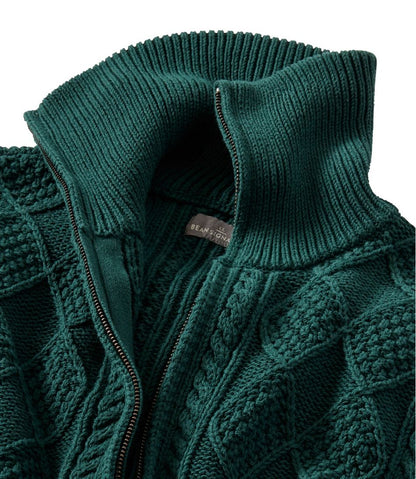 L.L.Bean | Men's Signature Cotton Fisherman Sweater, Full-Zip