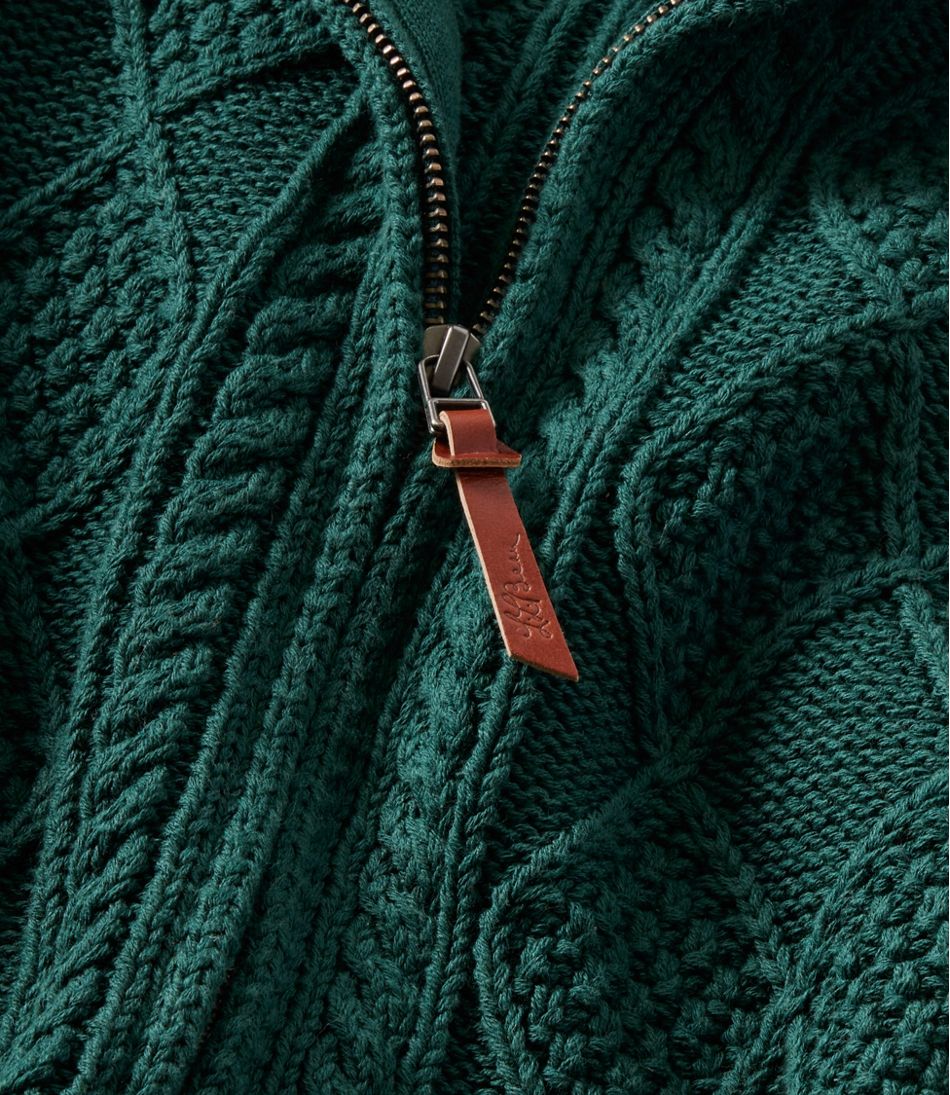 L.L.Bean | Men's Signature Cotton Fisherman Sweater, Full-Zip
