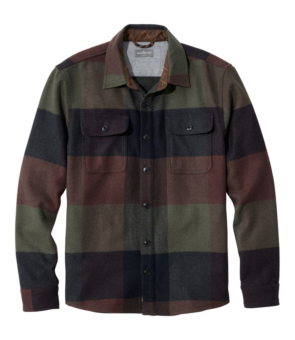 L.L.Bean | Men's Signature Wool Workshirt, Plaid