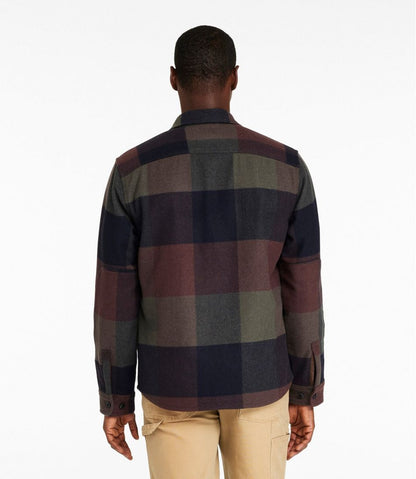 L.L.Bean | Men's Signature Wool Workshirt, Plaid
