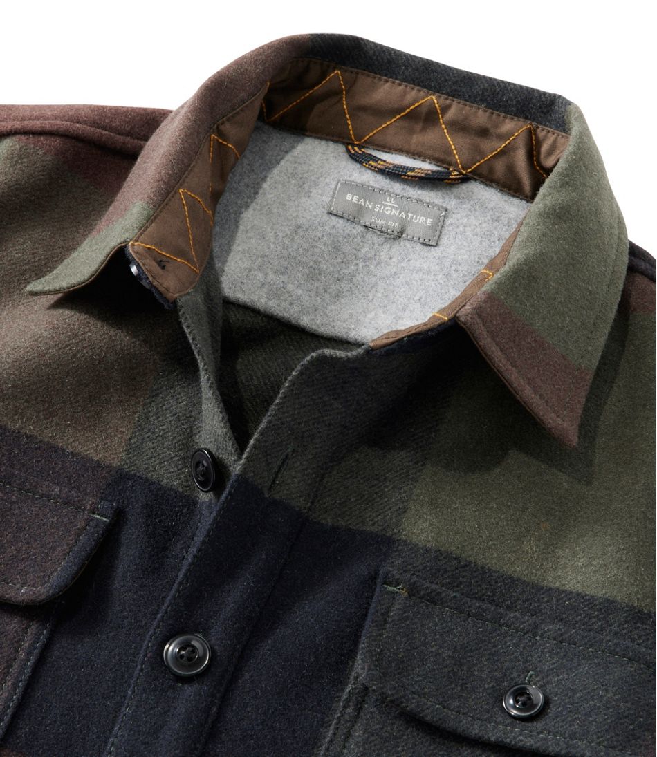 L.L.Bean | Men's Signature Wool Workshirt, Plaid