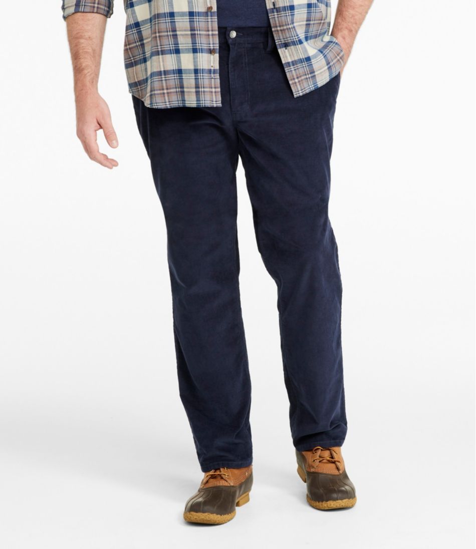L.L.Bean | Men's BeanFlex® Corduroy Pants, Chinos, Standard Fit, Straight Leg