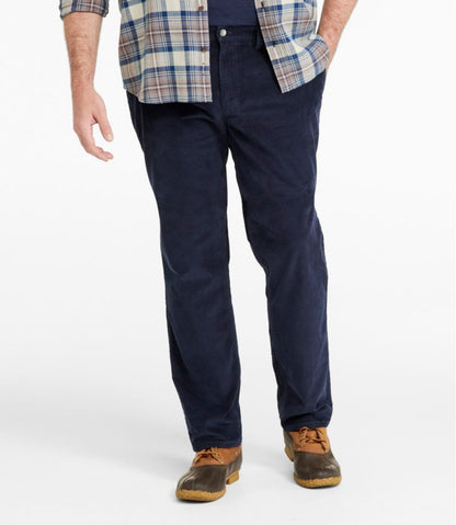 L.L.Bean | Men's BeanFlex® Corduroy Pants, Chinos, Standard Fit, Straight Leg