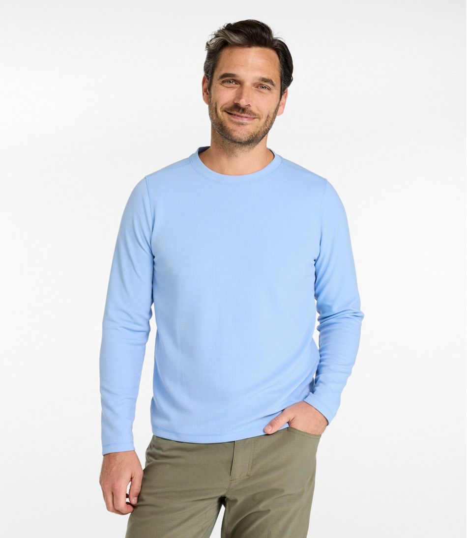 L.L.Bean | Men's Mountainside Micro Waffle Crew