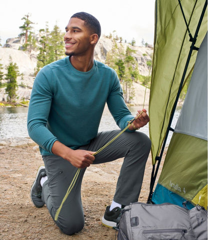 L.L.Bean | Men's Mountainside Micro Waffle Crew