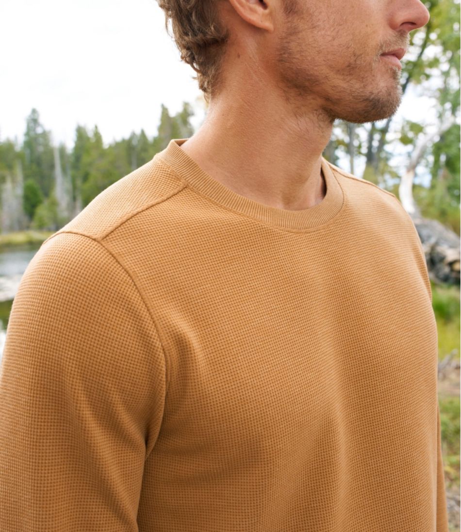 L.L.Bean | Men's Mountainside Micro Waffle Crew