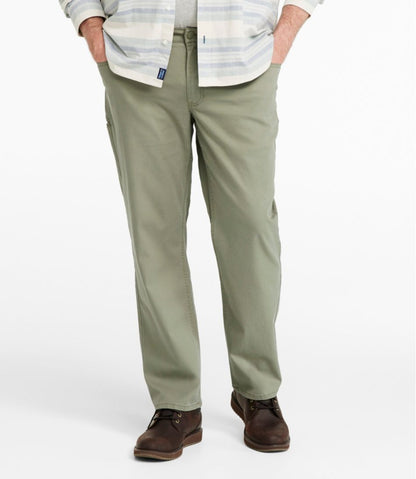 L.L.Bean | Men's BeanFlex® Performance Canvas Pants, Five-Pocket, Standard Fit, Straight Leg