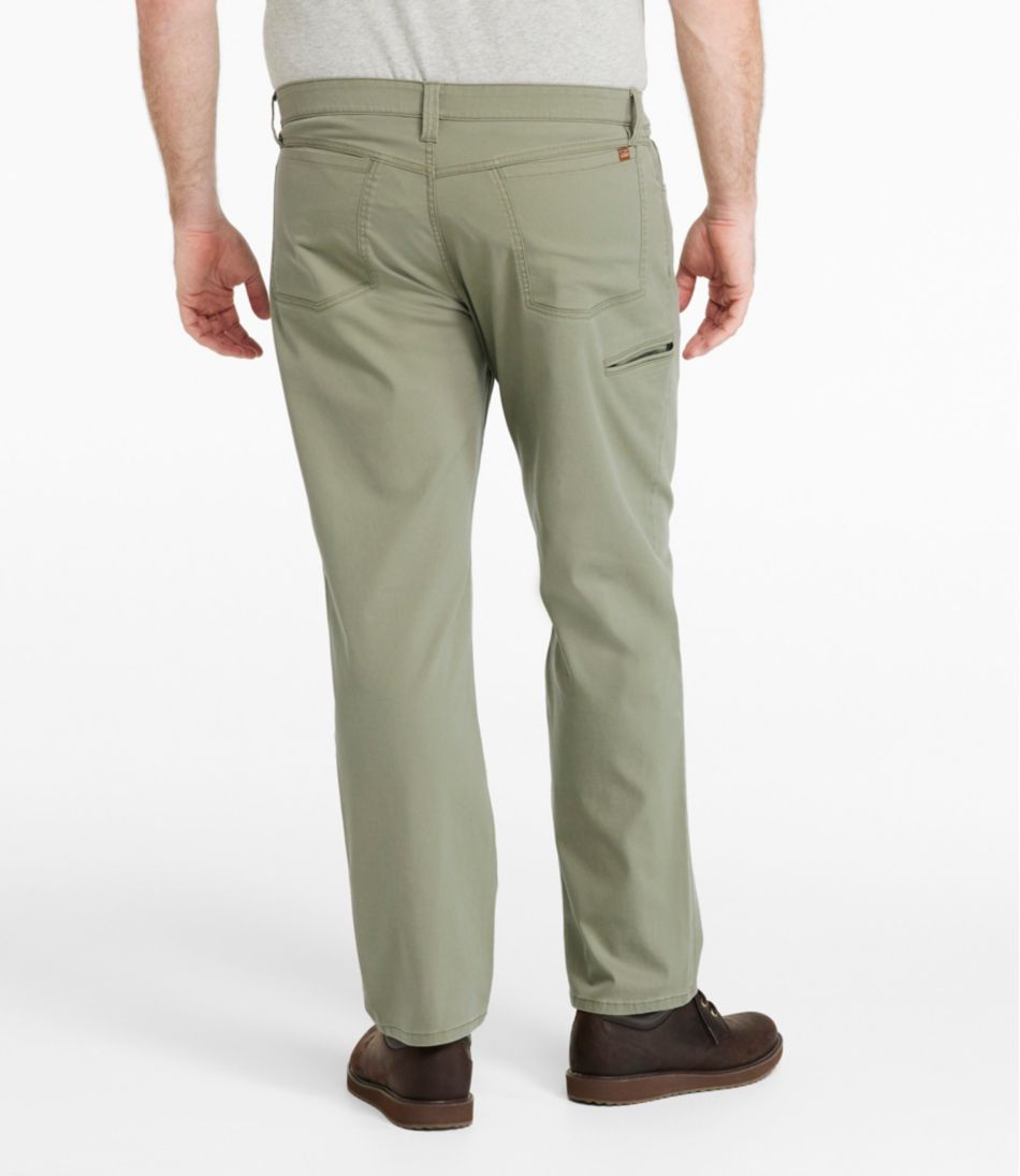 L.L.Bean | Men's BeanFlex® Performance Canvas Pants, Five-Pocket, Standard Fit, Straight Leg