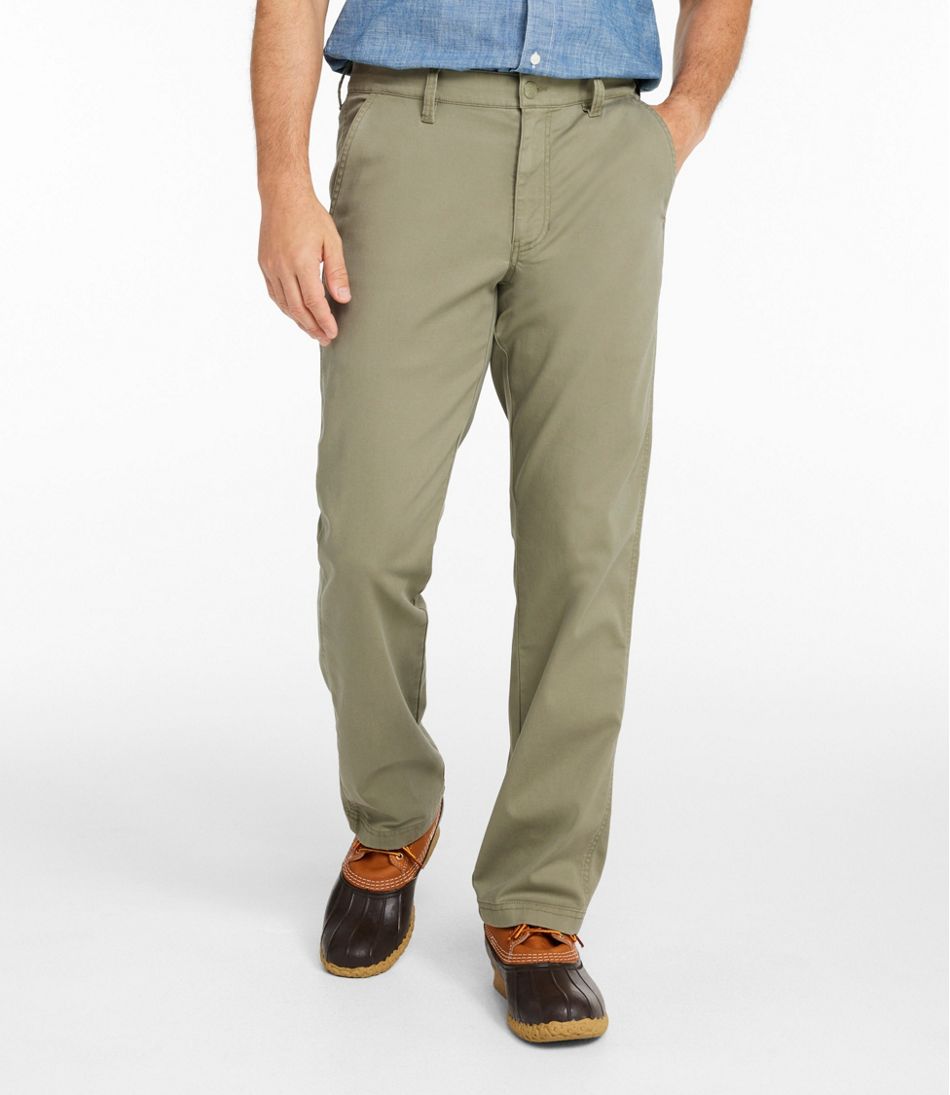 L.L.Bean | Men's BeanFlex® Performance Canvas Pants, Chinos, Standard Fit, Straight Leg